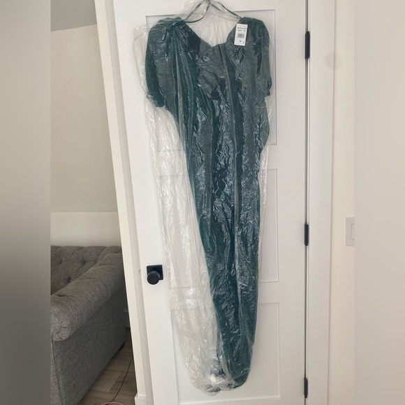 Betsy & Adam long sleeve metallic knit dress - Picture 2 of 5